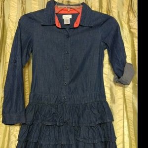 DreamPop Denim Dress for Girls